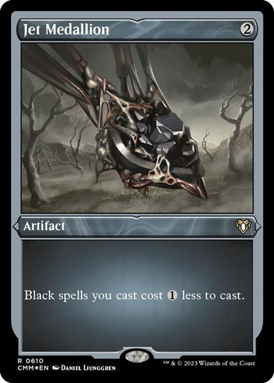 Jet Medallion (Foil Etched) (Commander Masters) Near Mint