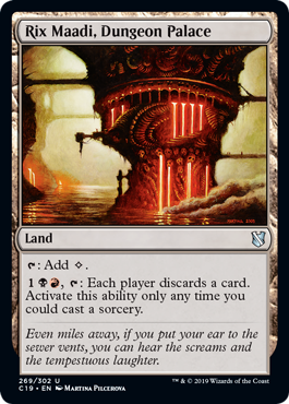 Rix Maadi, Dungeon Palace (Commander 2019) Near Mint