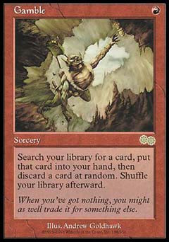 Gamble (Urza's Saga) Light Play