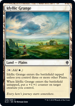 Idyllic Grange (Throne of Eldraine) Near Mint Foil