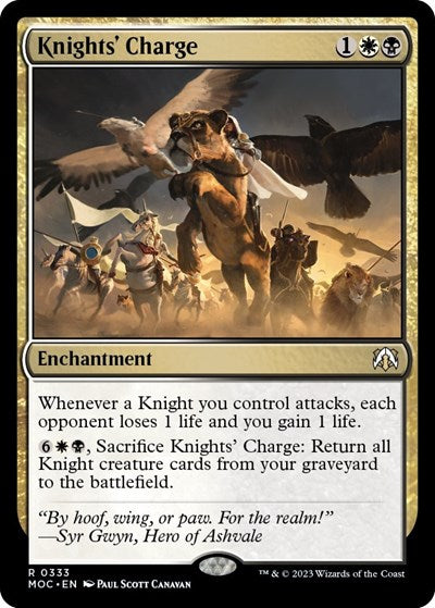 Knights' Charge (Commander: March of the Machine) Near Mint