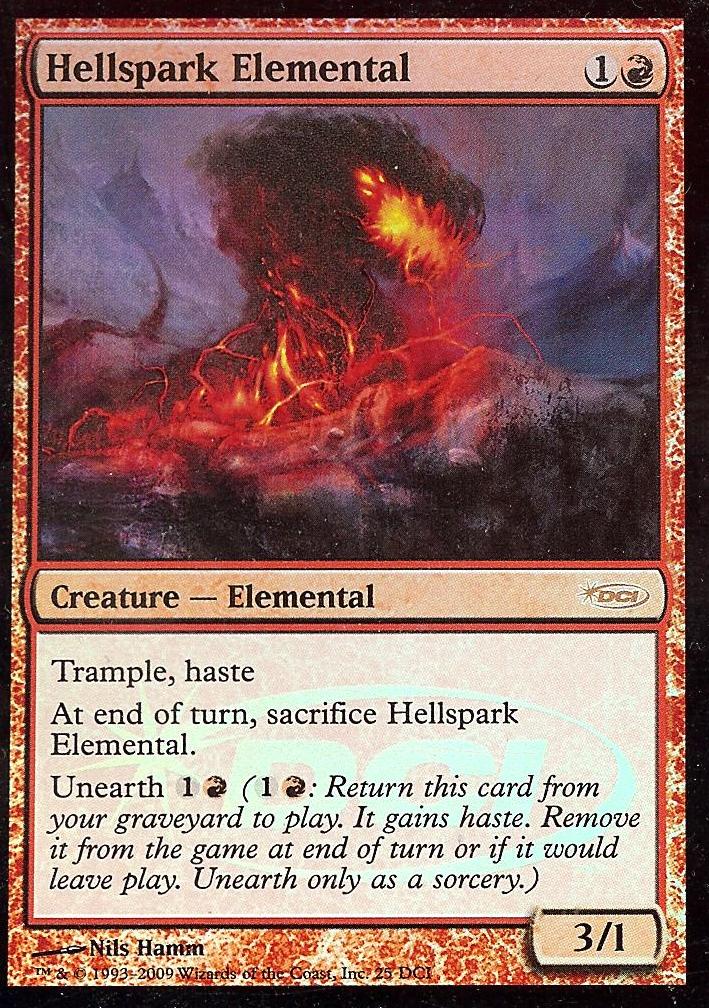 Hellspark Elemental (WPN Foil) (Promotional Cards) Light Play Foil