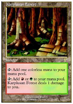 Karplusan Forest (7th Edition) Near Mint Foil