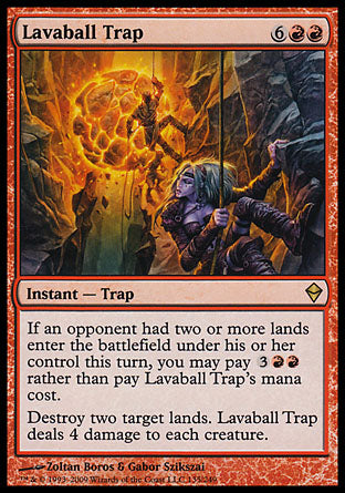 Lavaball Trap (Zendikar) Near Mint Foil