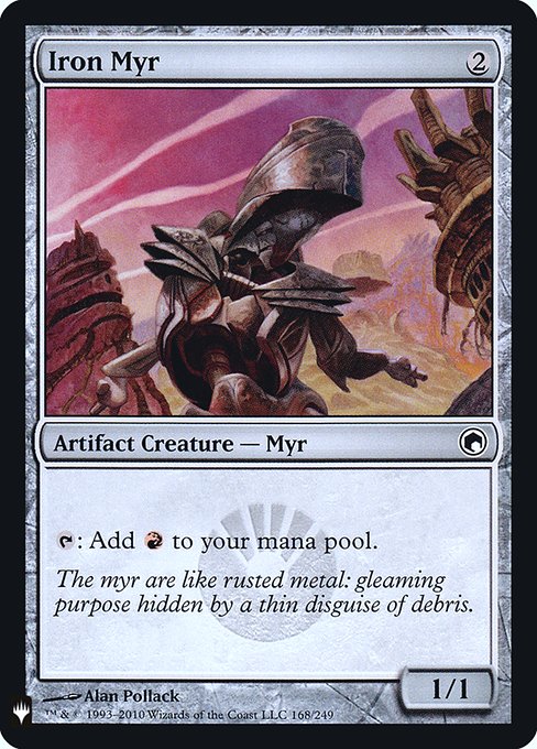 Iron Myr (Mystery Booster Retail Edition Foils) Near Mint Foil