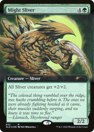 Might Sliver (Extended Art) (Secret Lair) Near Mint
