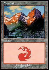 Mountain EURO Red Promo (Pyrenees Spain) (Promotional Cards) Near Mint