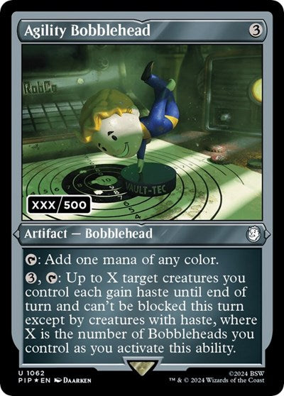 Agility Bobblehead (Serial Numbered) (Universes Beyond: Fallout) Near Mint