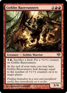 Goblin Razerunners (Conflux) Light Play Foil