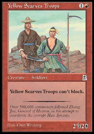 Yellow Scarves Troops (Portal Three Kingdoms) Near Mint Chinese