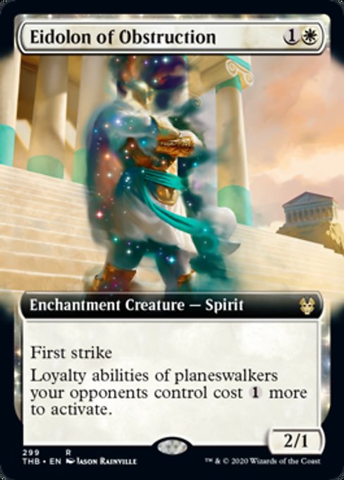 Eidolon of Obstruction (Extended Art) (Theros Beyond Death) Near Mint