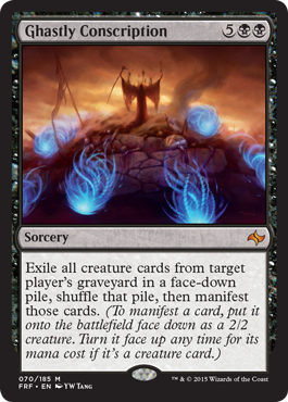 Ghastly Conscription (Fate Reforged) Near Mint Foil