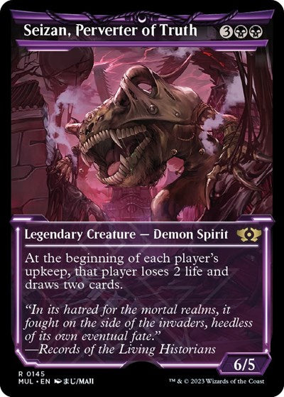 Seizan, Perverter of Truth (Halo Foil) (March of the Machine: Multiverse Legends) Near Mint