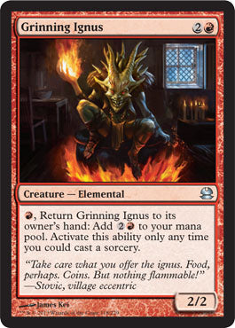 Grinning Ignus (Modern Masters) Near Mint Foil
