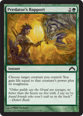 Predator's Rapport (Gatecrash) Near Mint