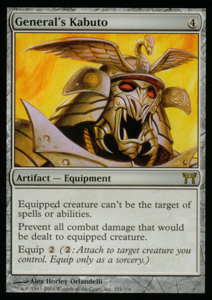 General's Kabuto (Champions of Kamigawa) Near Mint Foil