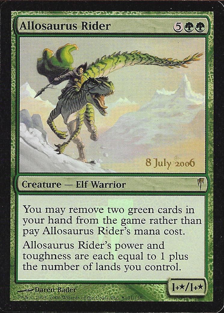 Allosaurus Rider (CS Prerelease) (Promotional Cards) Near Mint Foil