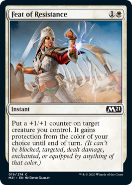Feat of Resistance (Magic 2021 Core Set) Near Mint Foil