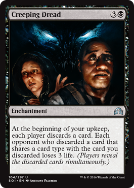 Creeping Dread (Shadows Over Innistrad) Near Mint