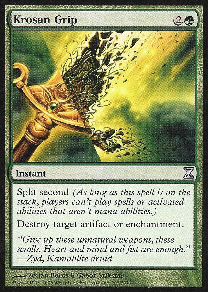 Krosan Grip (Time Spiral) Near Mint Foil