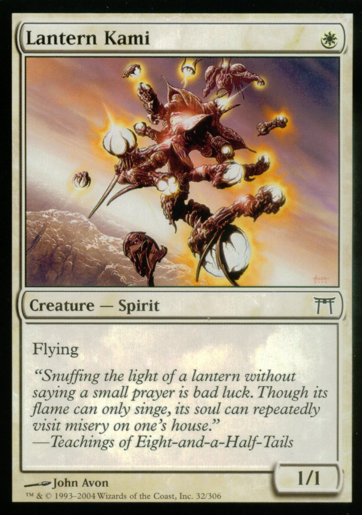 Lantern Kami (Champions of Kamigawa) Near Mint Foil