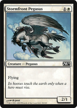 Stormfront Pegasus (Magic 2012 Core Set) Near Mint Foil