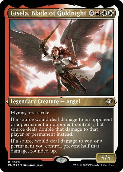 Gisela, Blade of Goldnight (Foil Etched) (Commander Masters) Near Mint