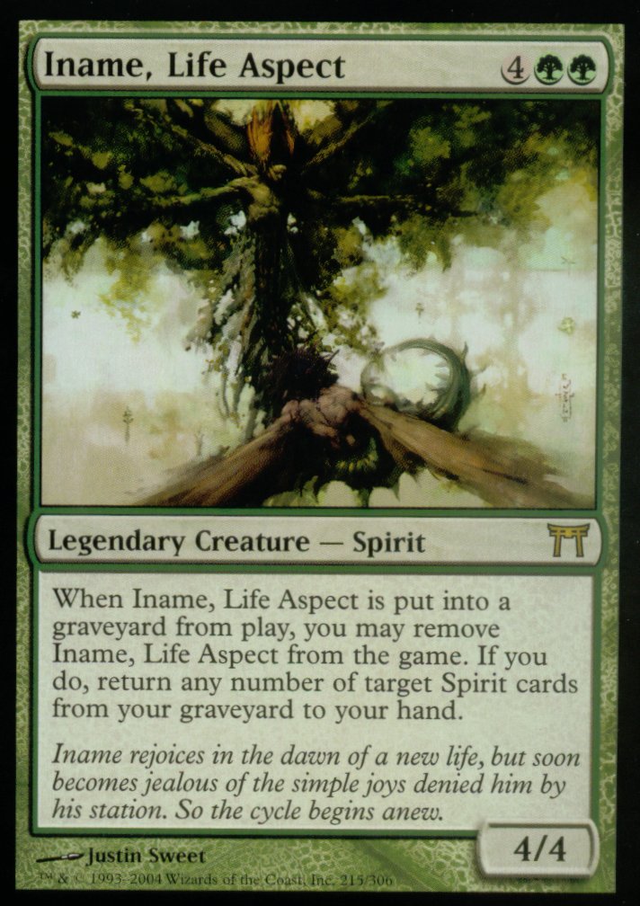 Iname, Life Aspect (Champions of Kamigawa) Light Play Japanese