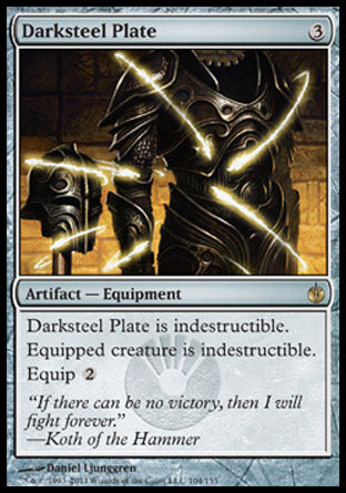 Darksteel Plate (Mirrodin Besieged) Near Mint Foil