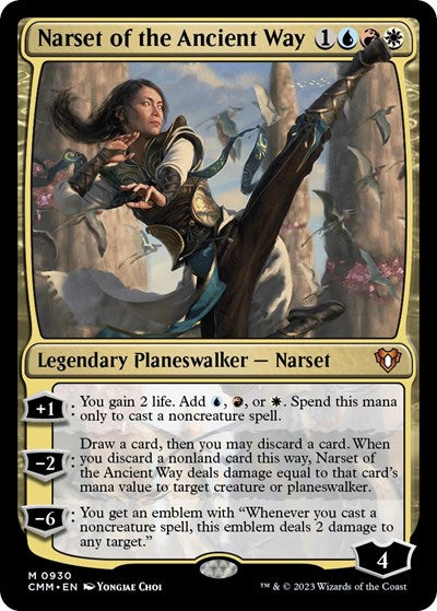 Narset of the Ancient Way (Commander Masters) Near Mint