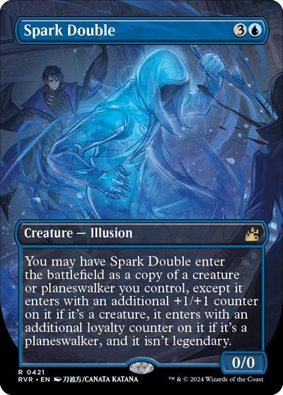 Spark Double (Anime Borderless) (Ravnica Remastered) Near Mint