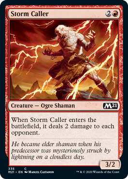 Storm Caller (Magic 2021 Core Set) Near Mint