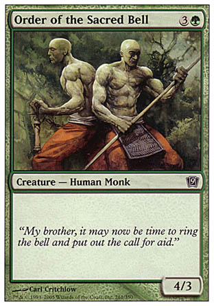 Order of the Sacred Bell (9th Edition) Near Mint Foil