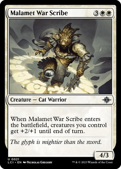 Malamet War Scribe (The Lost Caverns of Ixalan) Near Mint