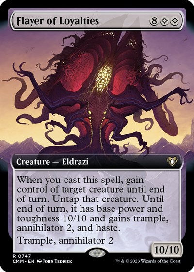 Flayer of Loyalties (Extended Art) (Commander Masters) Near Mint