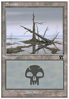 Swamp (339) (Classic 6th Edition) Light Play