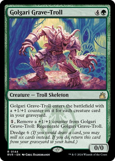 Golgari Grave-Troll (Ravnica Remastered) Near Mint
