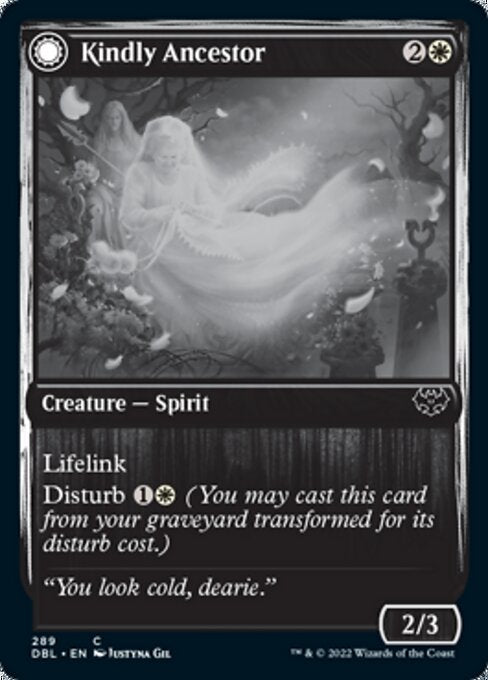 Kindly Ancestor / Ancestor's Embrace (Innistrad: Double Feature) Near Mint