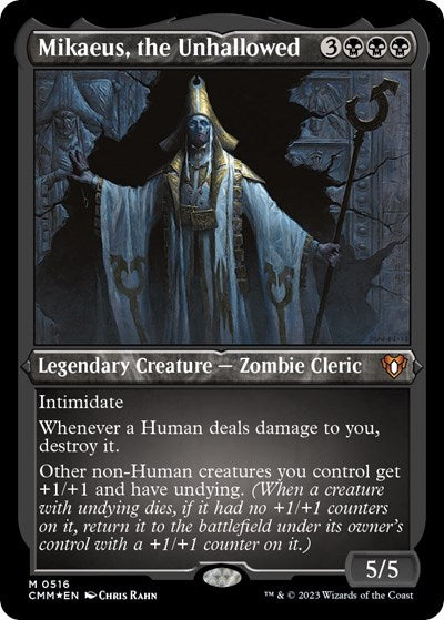 Mikaeus, the Unhallowed (Foil Etched) (Commander Masters) Near Mint