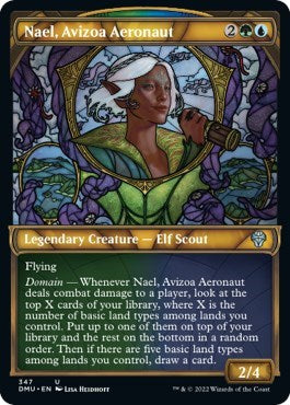 Nael, Avizoa Aeronaut (Textured Foil) (Dominaria United) Near Mint