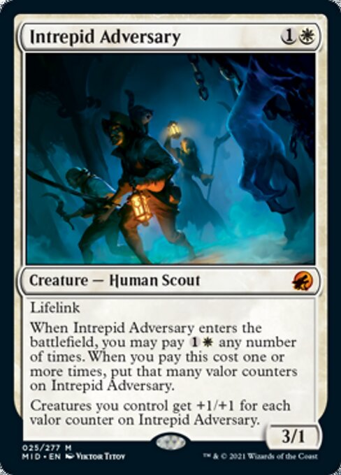 Intrepid Adversary (Innistrad: Midnight Hunt) Near Mint