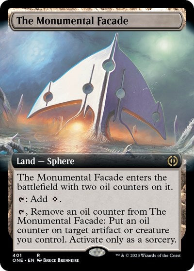 The Monumental Facade (Extended Art) (Phyrexia: All Will Be One) Near Mint