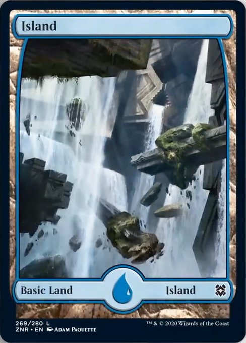 Island (269) (Zendikar Rising) Near Mint