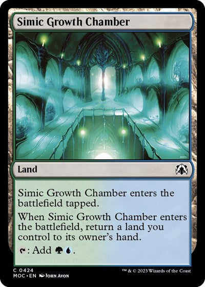 Simic Growth Chamber (Commander: March of the Machine) Near Mint