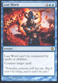Last Word (Darksteel) Near Mint Foil