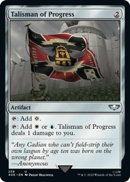 Talisman of Progress (Surge Foil) (Universes Beyond: Warhammer 40K) Near Mint
