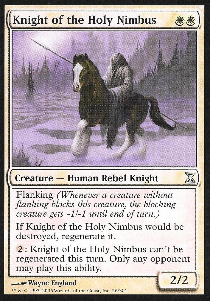Knight of the Holy Nimbus (Time Spiral) Near Mint Russian