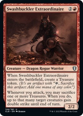 Swashbuckler Extraordinaire (Commander Legends: Battle for Baldur's Gate) Near Mint Foil