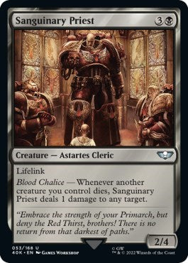 Sanguinary Priest (Surge Foil) (Universes Beyond: Warhammer 40K) Near Mint