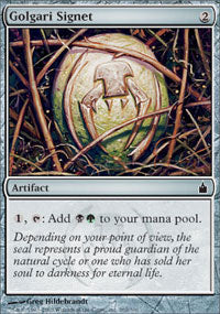 Golgari Signet (Ravnica) Near Mint Foil